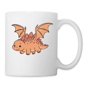 Stegosaurus - Tasse - Weiß - Rechts