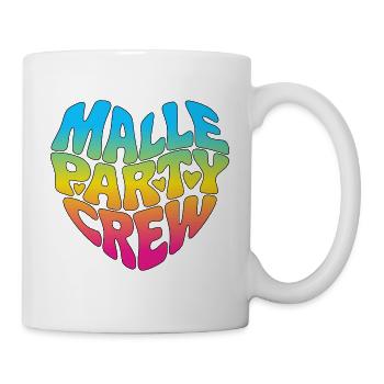 Malle Party Crew - Tasse - Weiß - Rechts