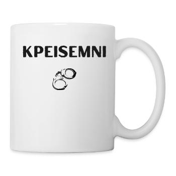 KPEISEMNI – Antwerp Borders Shirt - Mug - white - Right