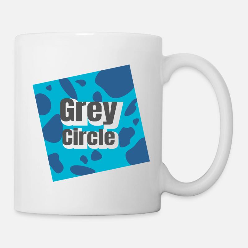 Blue Blotchy Rebellion - Mug - white
