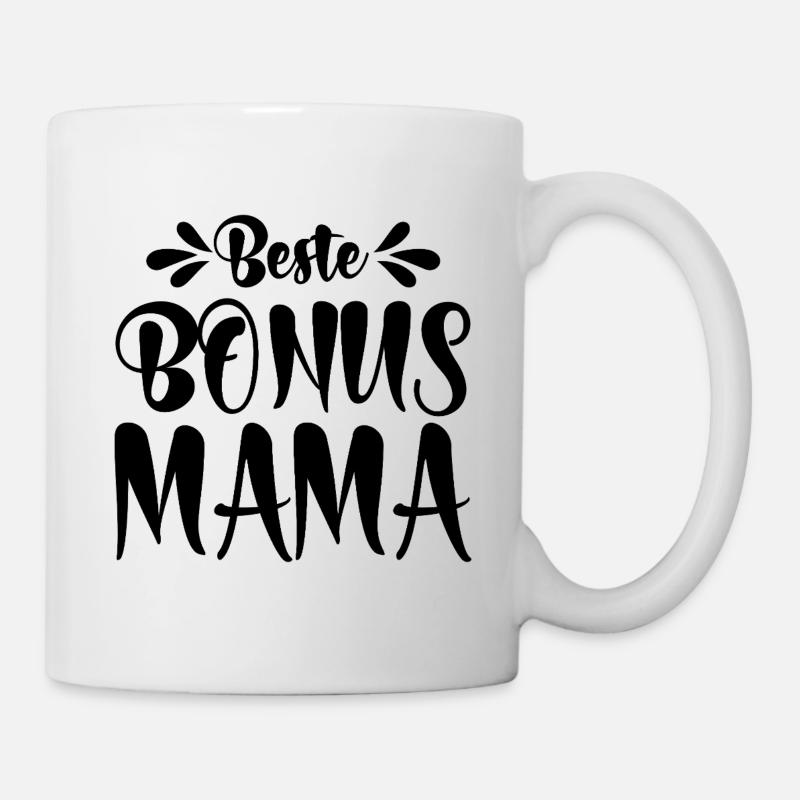 Beste Bonus Mama - Tasse - Weiß