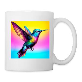 Kolibri - Tasse - Weiß - Rechts
