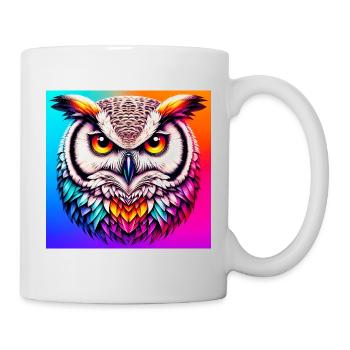 Eule - Tasse - Weiß - Rechts