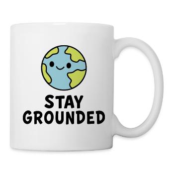 Whimsical Earth Cartoon Motivator - Mug - white - Right
