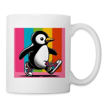 pingouin - Mug blanc - blanc - Droite