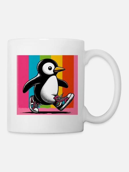 Pinguin - Tasse - Weiß