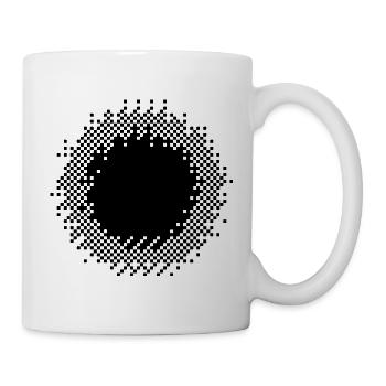 Abstract Geometric dots Art Design - Mug - white - Right