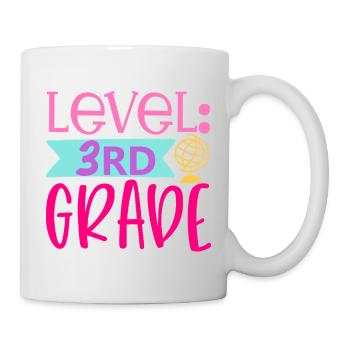 3e année débloquée – Retour à l’école - Mug blanc - blanc - Droite