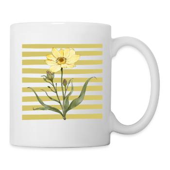 The Bloom - Blüte  - Tasse - Weiß - Rechts