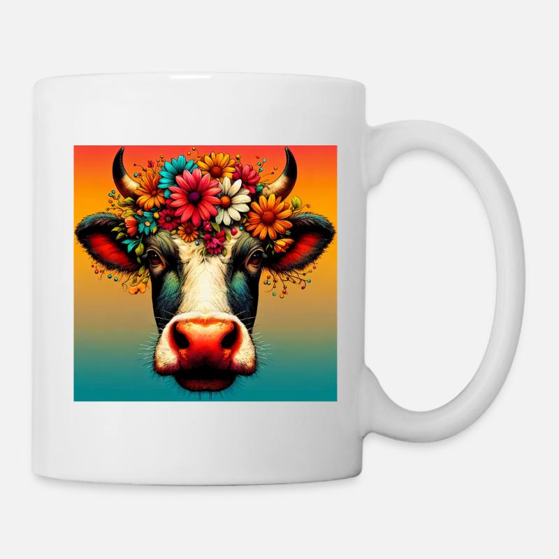 Kuh - Tasse - Weiß