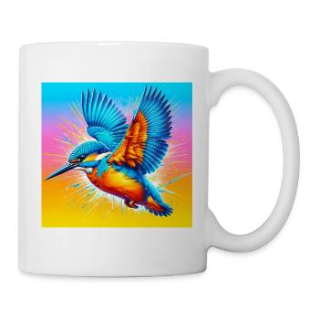 martin-pêcheur - Mug blanc - blanc - Droite