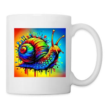 Escargot - Mug blanc - blanc - Droite