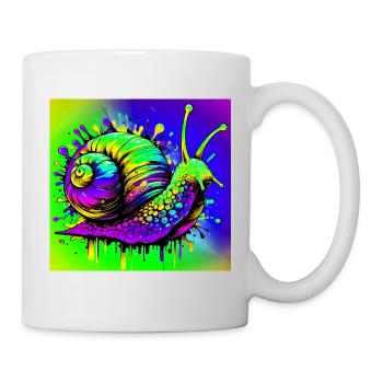 Escargot - Mug blanc - blanc - Droite