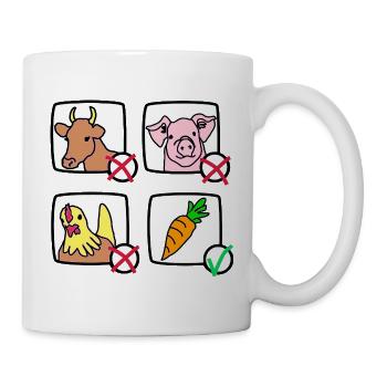 Vegetarian international  - Mug - white - Right