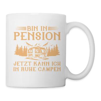 Je suis retraité - campeur caravanier - Mug blanc - blanc - Droite