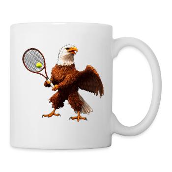 Adler Tennis - Tasse - Weiß - Rechts