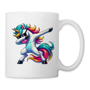 Dab Unicorn Dabbing Unicorns Unicorn Girl - Mug - white - Right