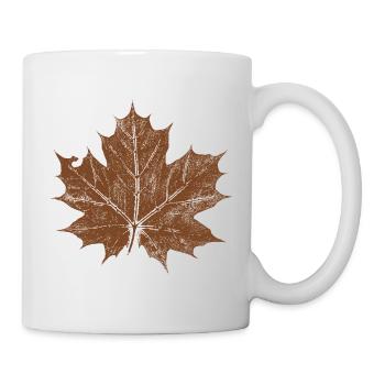 maple leaf - Mug - white - Right