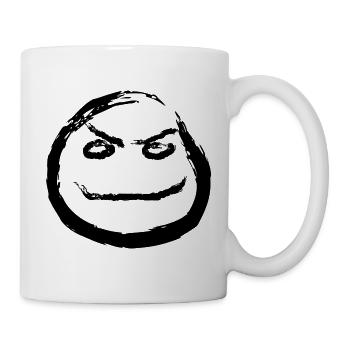 Abstract play of colors for creative clothing - Mug - white - Right