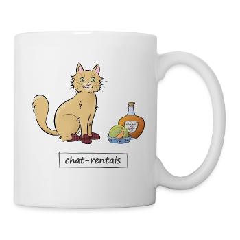 Chat-rentais - Mug - white - Right