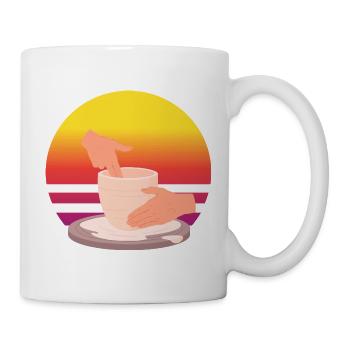 Ceramic Passion Sunset - Mug - white - Right