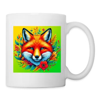 Fuchs - Tasse - Weiß - Rechts
