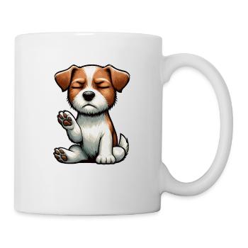 Talk to the paw Jack Russel terrier Jackie - Mug - white - Right