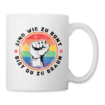 SETTING A STAND AGAINST THE RIGHT - Mug - white - Right