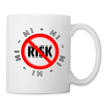 Risk-free lifestyle Motif MI MI MI NO Risk - Mug - white - Right
