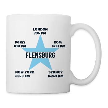 Flensburg Vacances Mer Baltique Tenue Vacances Flensburger - Mug blanc - blanc - Droite