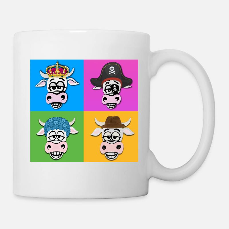 Cow Quartet - Mug - white