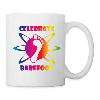 Célébrez pieds nus (iActive) - Mug blanc - blanc - Droite