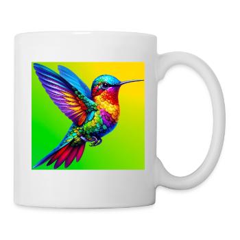 Kolibri - Tasse - Weiß - Rechts