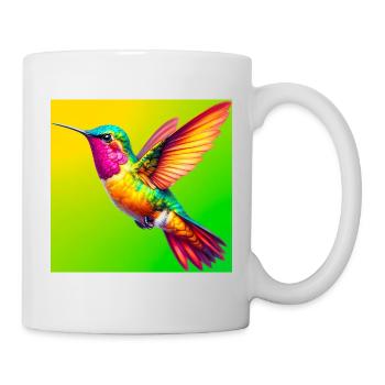 Kolibri - Tasse - Weiß - Rechts