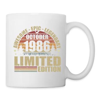 39th Retro Anniversary October 1986 - October 1986 - Mug - white - Right