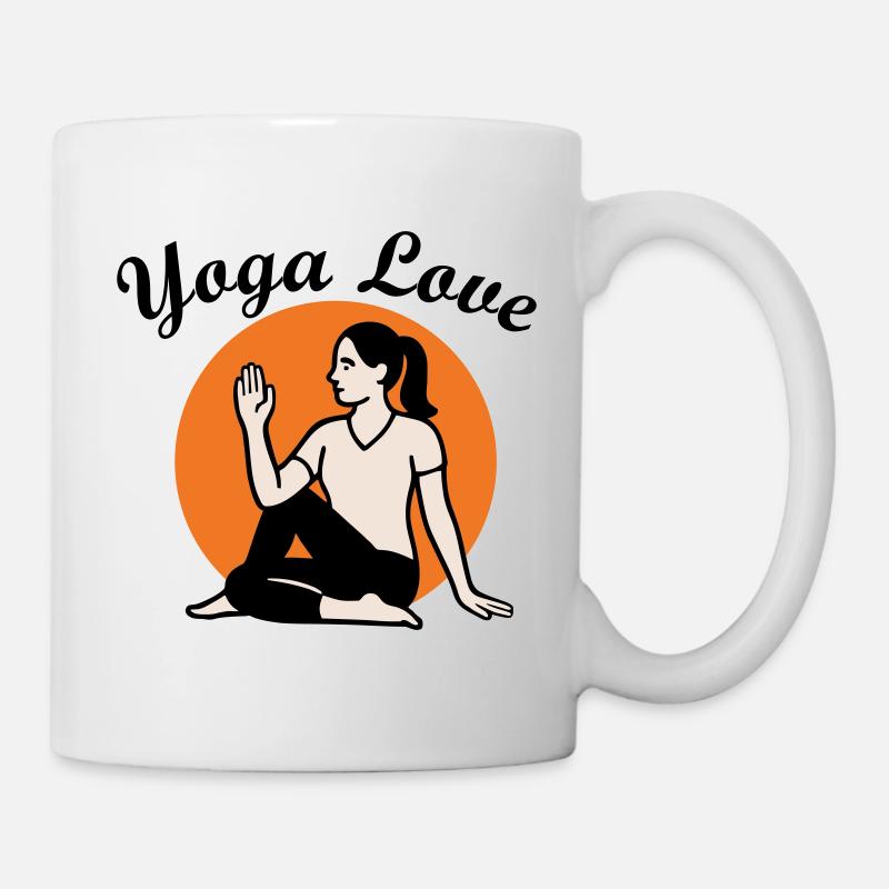 Yoga - Mug blanc - blanc