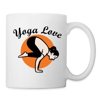 Yoga - Mug blanc - blanc - Droite