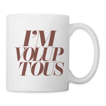 Affirmation expressive Positivité corporelle - Mug blanc - blanc - Droite