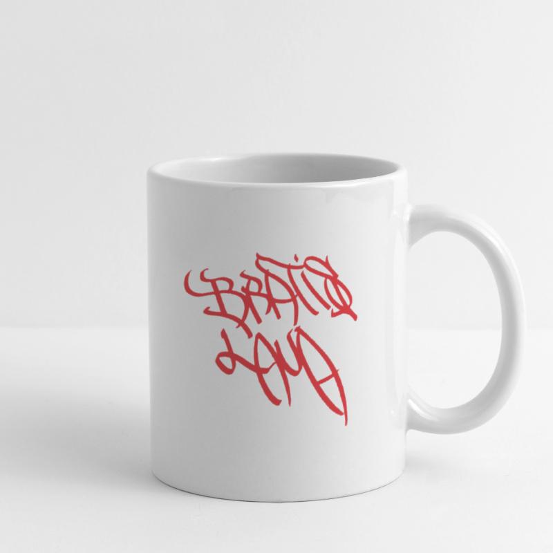 Conception de graffitis expressifs à Bratislava Mug blanc