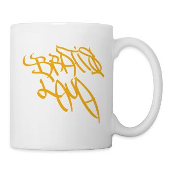 Bratislava Graffiti Tag - Tasse - Weiß - Rechts