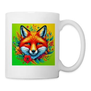 Fuchs - Tasse - Weiß - Rechts