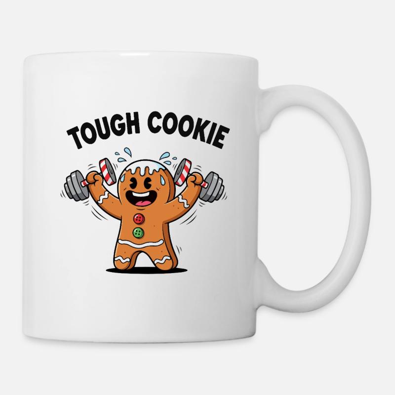 Starker Keks - Tasse - Weiß