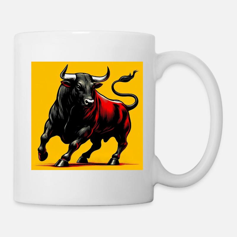 taureau - Mug blanc - blanc