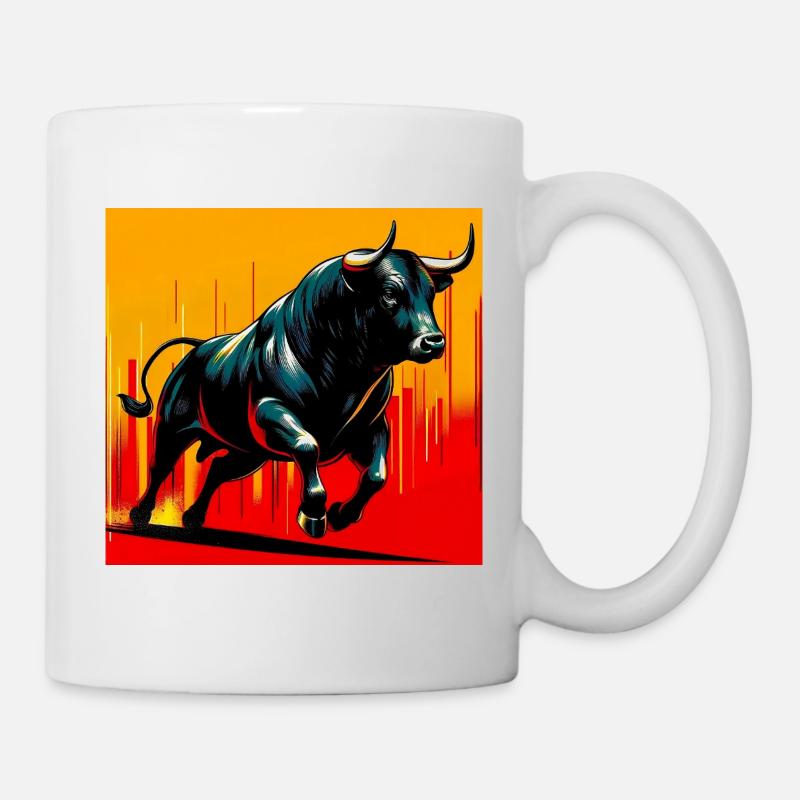 taureau - Mug blanc - blanc