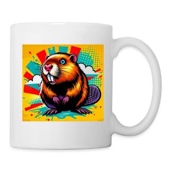 Bieber - Tasse - Weiß - Rechts
