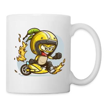 Yellow Ninja Motoaction - Mug - white - Right