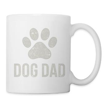 Paw Dog Daddy Footprint - Mug - white - Right