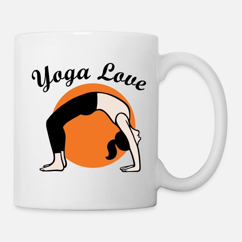 Yoga Amour - Mug blanc - blanc