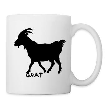 G.O.A.T. black - Mug - white - Right