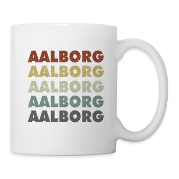 Aalborg - Danemark - Danemark - Scandinavie - Mug blanc - blanc - Droite